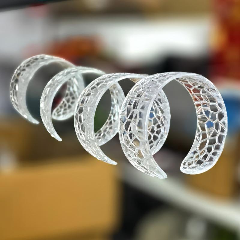 Trendy European & American Girls  DIY Headband: Transparent, Fashionable, Simple Hair Accessories