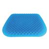 Seat Cushion - COMFORT GEL - Blue - Removable Cover - Rectangular - Interior
