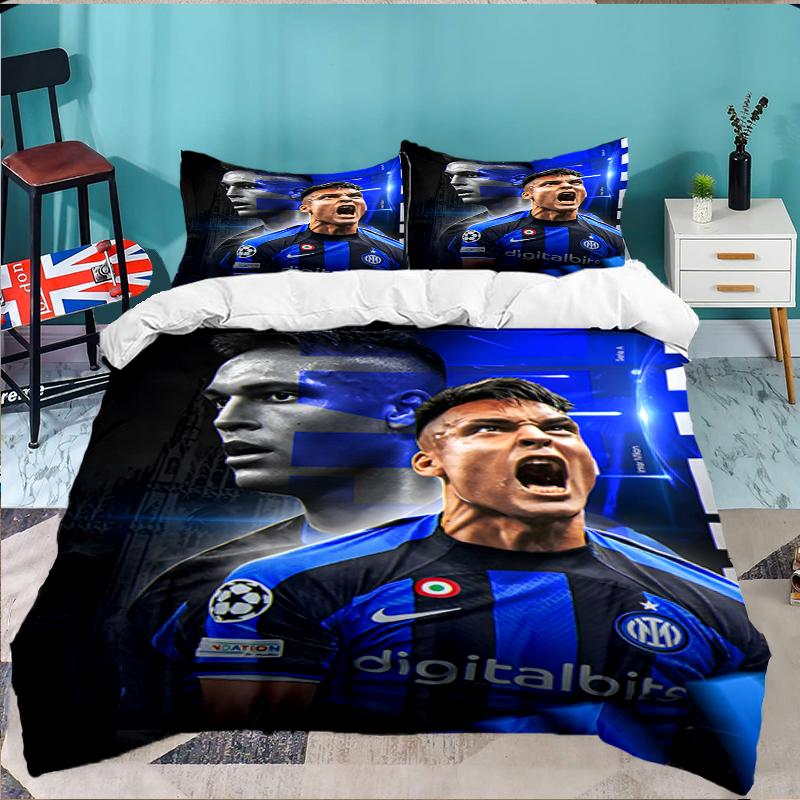 3PCS Energy Style In Sports Martinez Bedding set,Ideal for1pc Duvet Cover And 2pcs Pillowcases Perfect for Christmas gift,Ideal for Bedroom,Dormitory