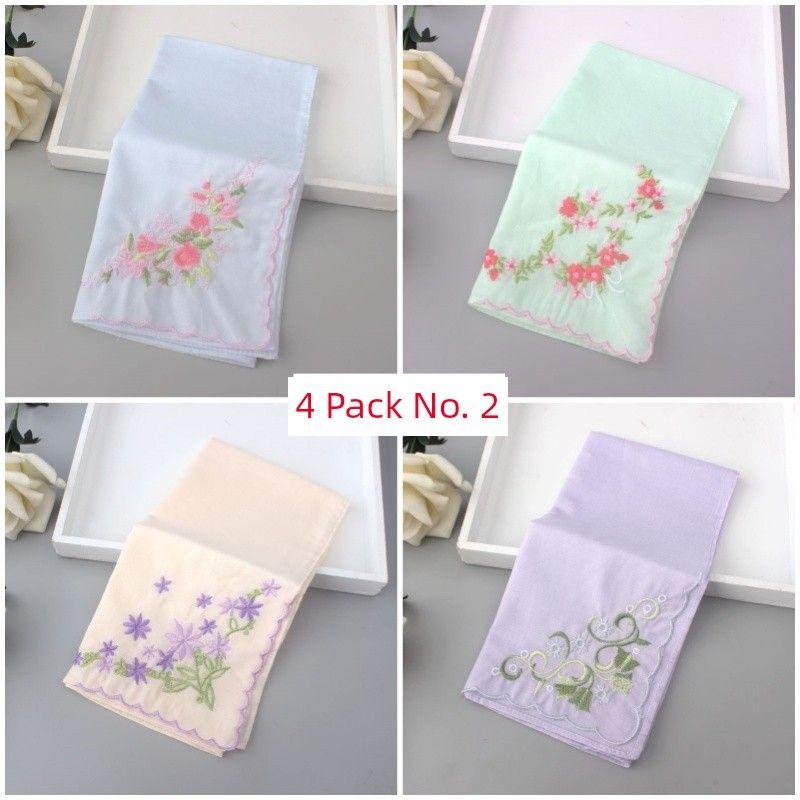 Embroidered Portable Fresh Handkerchief