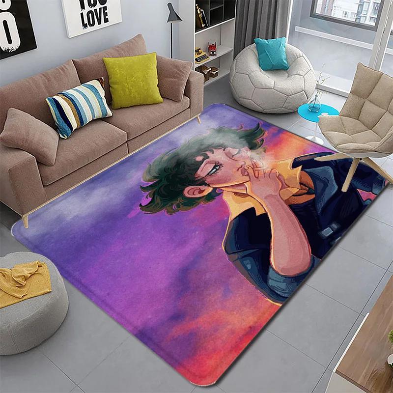 Home Living Room Carpet Children's Crawling Mat Crystal Velvet 3D Printing Floor  Non-slip Sitting Blanket