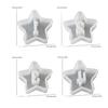 4pcs Flexible Sturdy Silicone Mold Accessory for Crafting Number Candle and Decorative Pieces for Family Gatherings