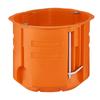 Plaster flush-mounted box, deep, orange P 60DF