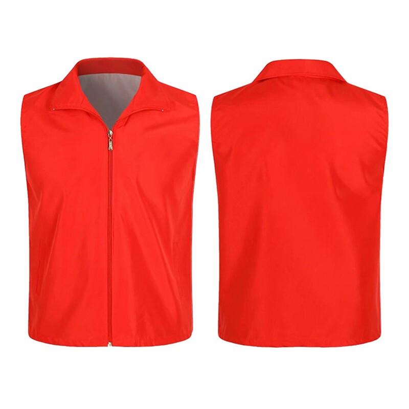 Teluoman Red Volunteer Vest Custom