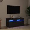 Moderne, Minimalistische TV-Schränke Mit LED-Lichtern, Wohnzimmer- Und Schlafzimmer-TV-Schränke, Stauraum-Sideboards, 90x35x40 Cm