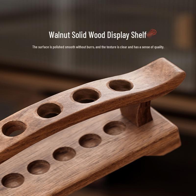 Hanyou Walnut Wood Tea Ceremony Set