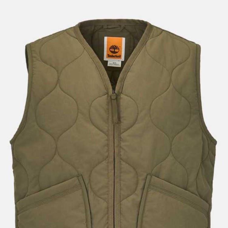 Timberland Jednobarevná vesta na zip Unisex vesty TB0A5SHYA581