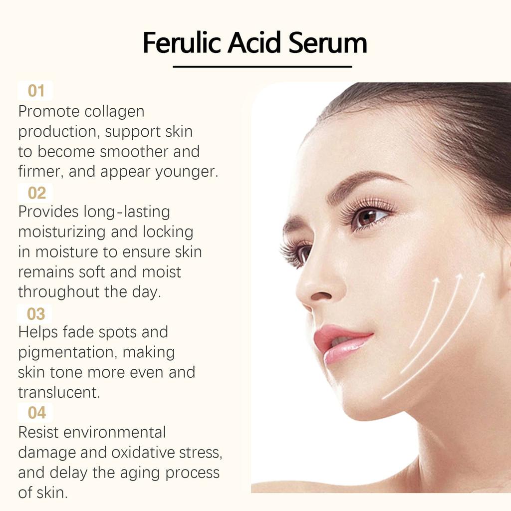 Ouhoe Facial Firming Serum Gentle Daily Hydrating Moisturizing Skincare Essence For Smooth Elastic Skin