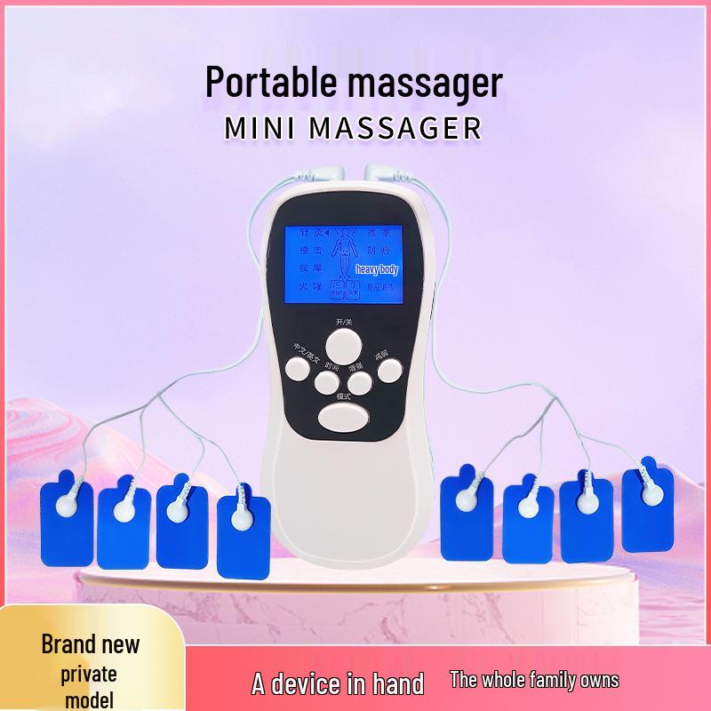 Low-Frequency Pulse Microcurrent Electrotherapy Massager for Full-Body Meridian Dredging and Physiotherapy