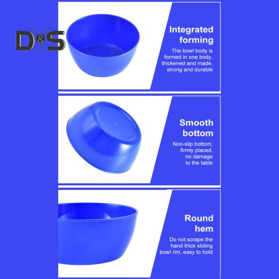 Lot de 4 bols à mélanger avec couvercles, récipients à salade sans BPA, bols de conservation hermétiques et empilables, kit de préparation de repas pour la maison et les repas en plein air