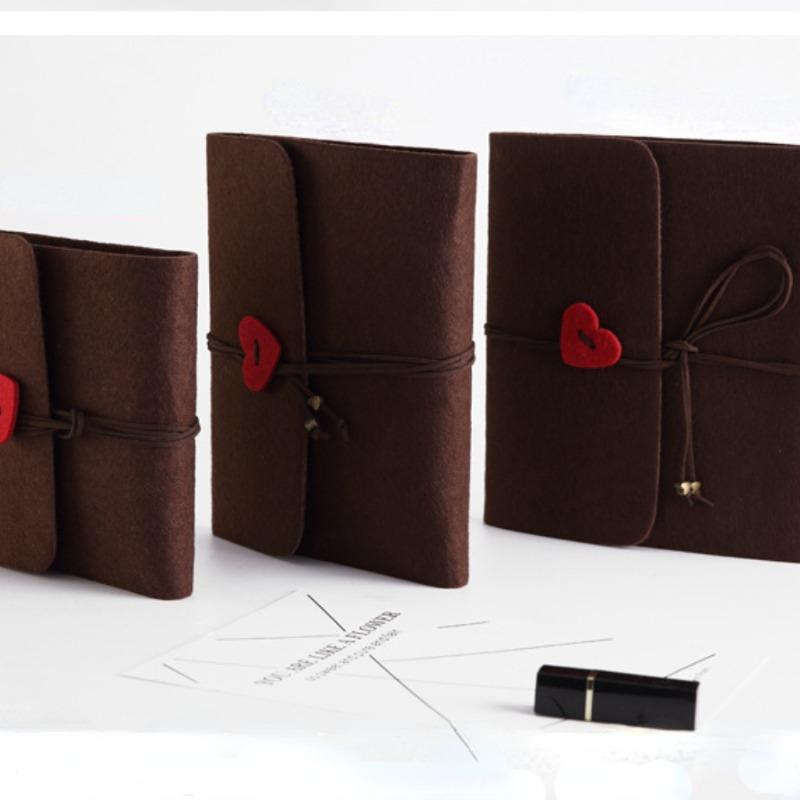 

3Pcs/set Handmade Velvet Felt Cover Vintage Photo Album DIY 30 Black Sheets Home Decor Gift for Wedding Anniversary Birthday