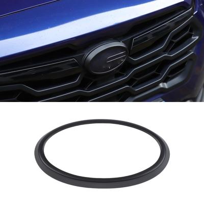 Dekorativt Emblemöverdrag för Subaru Crosstrek Bil Logotyp Panel Skyddsring Ring Dekorativ Ring Fram Bak Logotyp Bilring ABS 2024-2025, Överdrag,