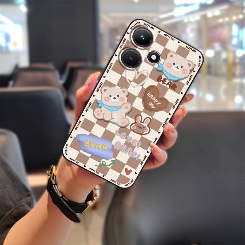 Full wrap Dirt-resistant Phone Case For infinix X6831/Hot30 4G Anti-knock Graffiti Fashion Design Shockproof Durable TPU
