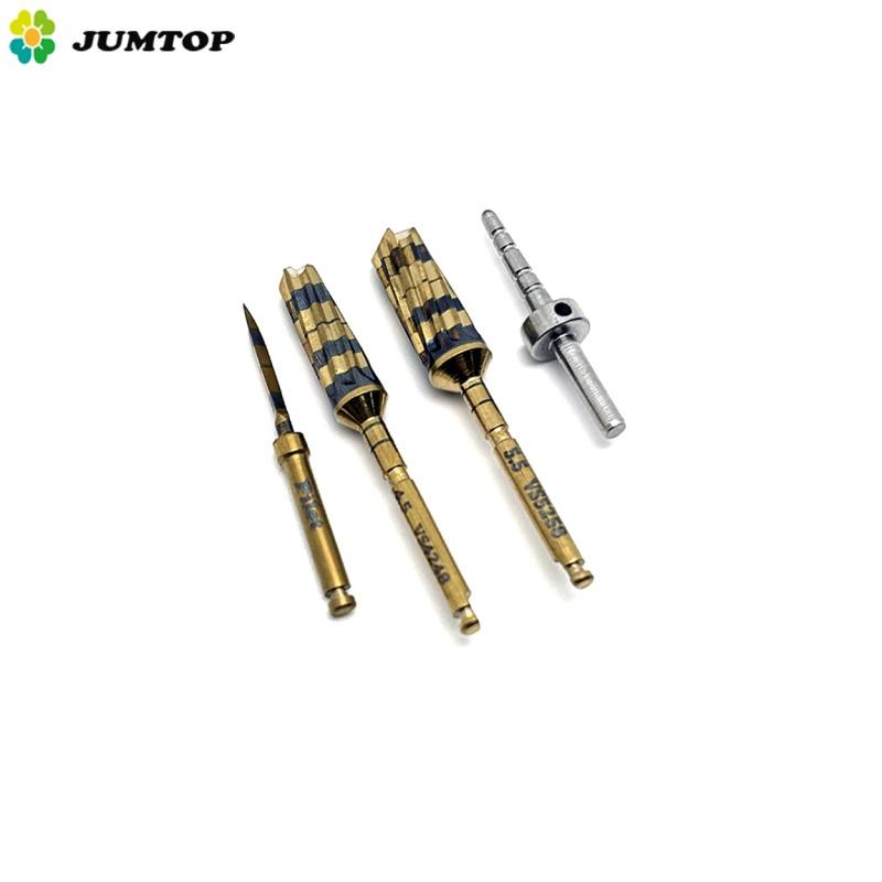 Forets pour implants dentaires Kit de fraises d'ostéodensification Kit de forets pour élévation des sinus maxillaires pour outils de dentisterie chirurgicale
