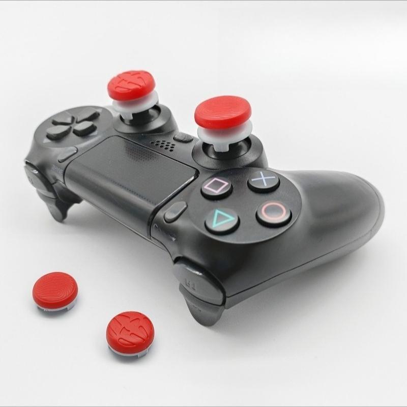 Nakładki na analogi do kontrolera PS5 PS4 NS Pro, Zestaw 4 sztuk, Wysokie i niskie