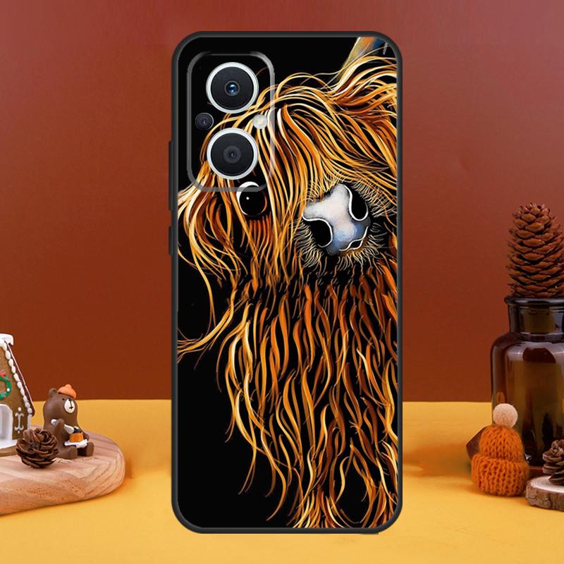 Highland Cows Case For OPPO Reno 5 Lite 4 6 7 8 10 Pro 11 F 4Z 5Z 8T OPPO Find X2 X3 Lite X5 X6 Pro Cover
