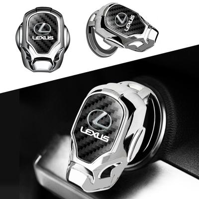 Copertura Protettiva Emblema Adesivi Pulsante di Avviamento One-Touch per Auto Per Lexus F SPORT GS GX IS LS LX CT LC RC LBX NX RX 350h 450h ES