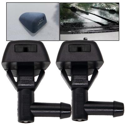 2 pezzi tergicristallo getto ugello lavavetri lavavetri tergicristalli parti veicolo acqua nebulizzata a forma di ventaglio per Volvo S60 V70 XC70