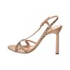 Salvatore Ferragamo Jole X5 Suede Sandal Beige