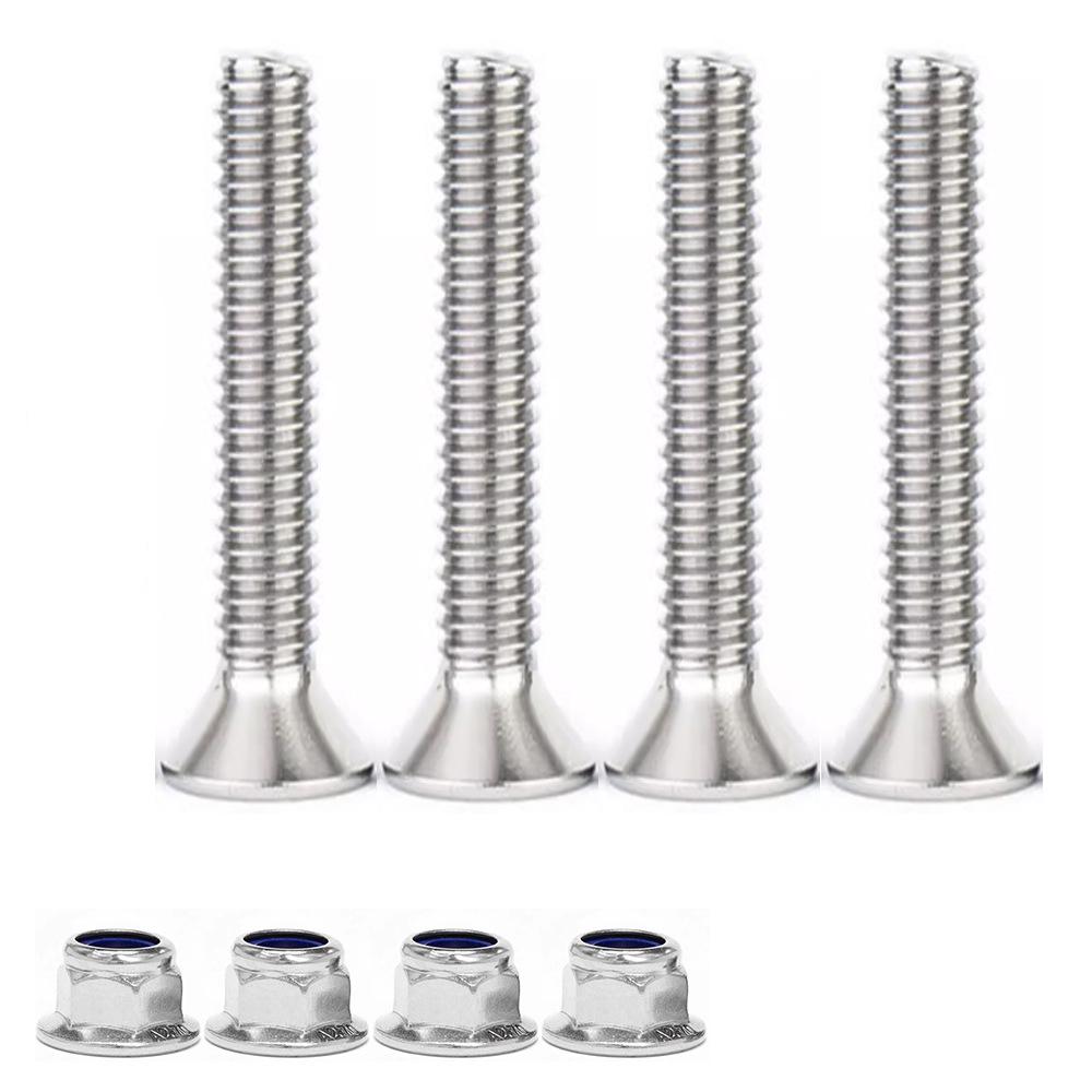 4x Aluminum Alloy Motorcycle Rear Luggage Case Tail Box Helmet Trunk Bushing Pad
