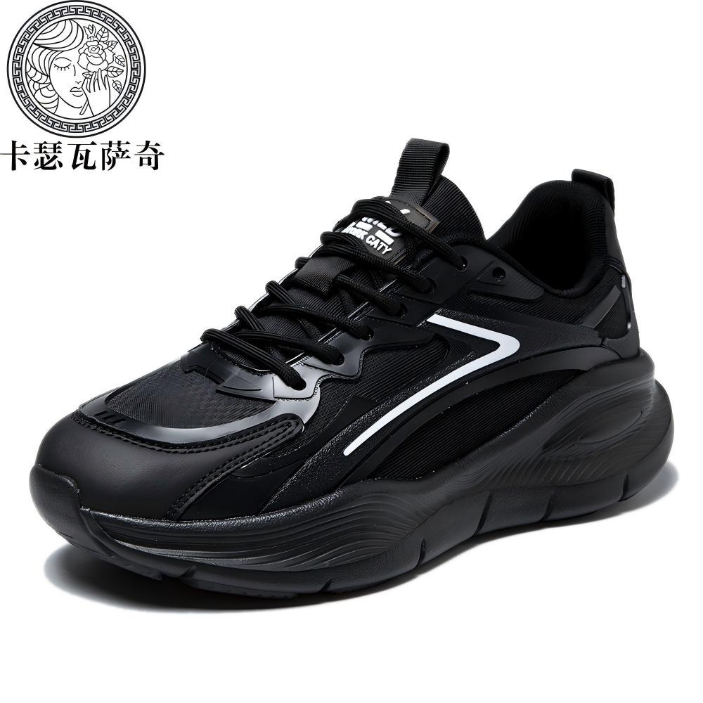 Unisex running shoes spring, summer and autumn lace-up new fashionable cold sticky lightweight breathable elastic fabric