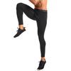 Pantaloni da yoga da uomo a tinta unita ad asciugatura rapida, leggings snellenti, pantaloni a compressione, strati di base, leggings attillati da yoga
