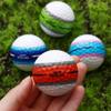 360 ° Aiming Golf Three Layer Ball Sky Blue Super Long Distance Golf Ball  Professional Competition
