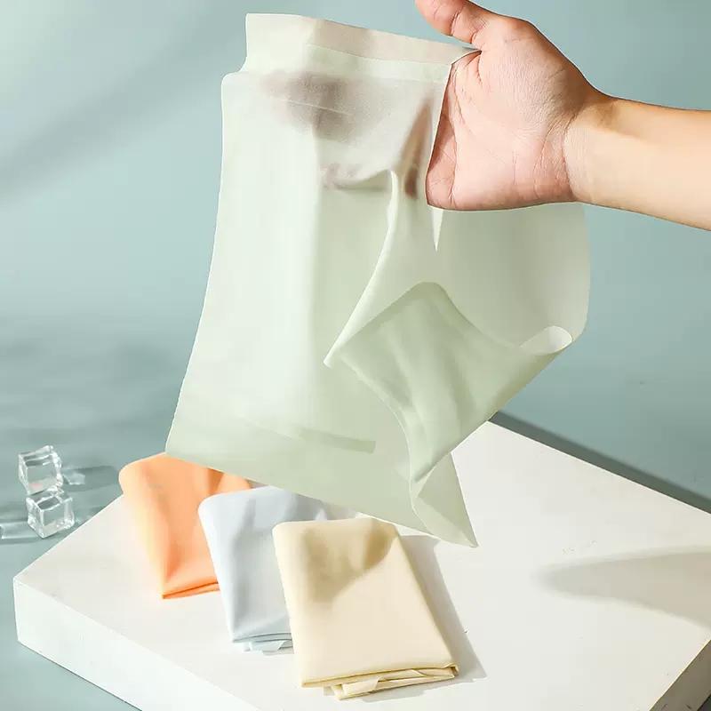 4Pcs Seamless Women Panties Solid Underwear Sexy Low-Rise Ladies Briefs Female Ice Silk Underpants Solid Thin Female Lingerie