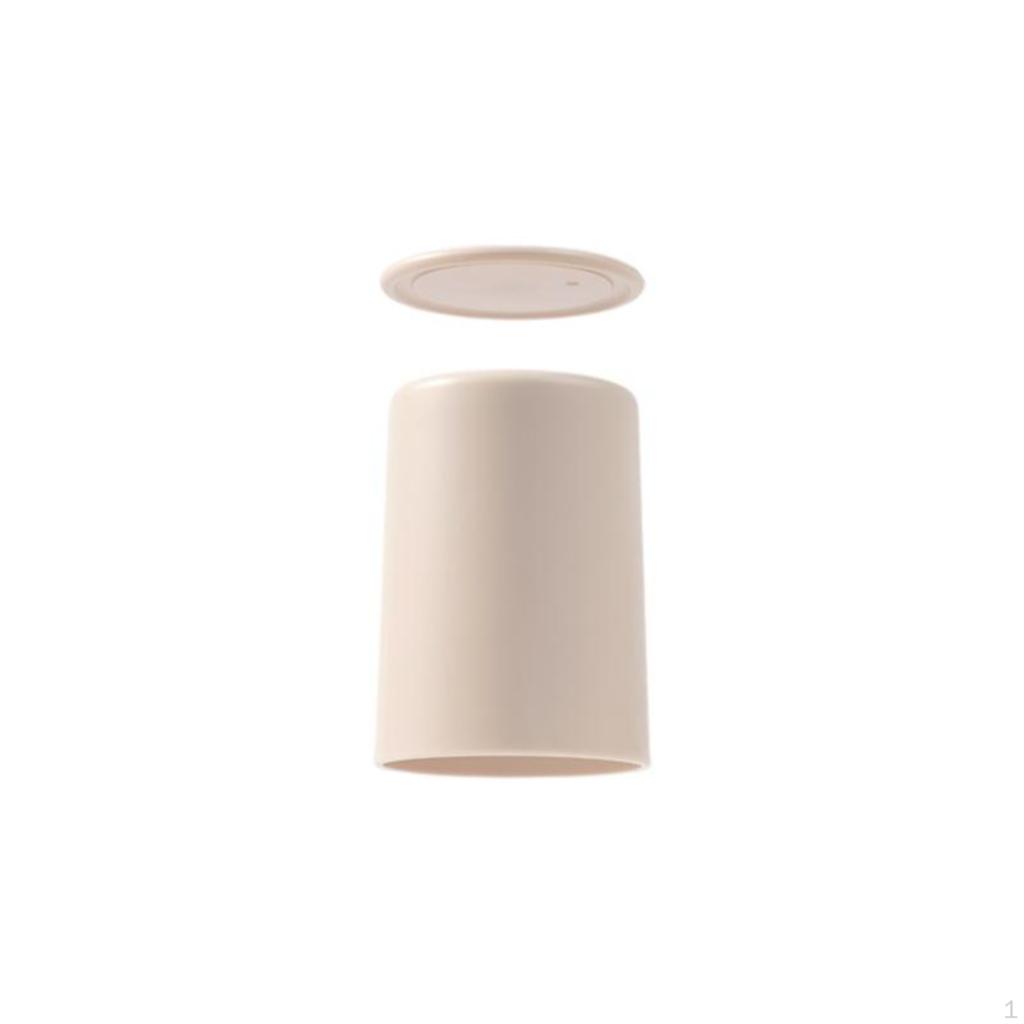 Toothbrush holder, Wall Mount Bathroom Storage White+Gray+Khaki