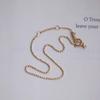 925 Sterling Silver Trendy Plated 14K Gold Bracelets Exquisite Beads Link Chain Adjustable Bracelet For Women Jewelry