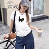 Niche Cute Cat Design Sense Outer Wear Short-sleeved T-shirt Women's New Summer Casual Versatile Top T-shirt