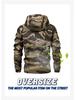 Men's Spring/Autumn Camouflage Hooded Windproof Casual Jacket