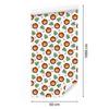 Lions Wallpaper White, Orange and Green for Living Room and Bedroom 50x1000