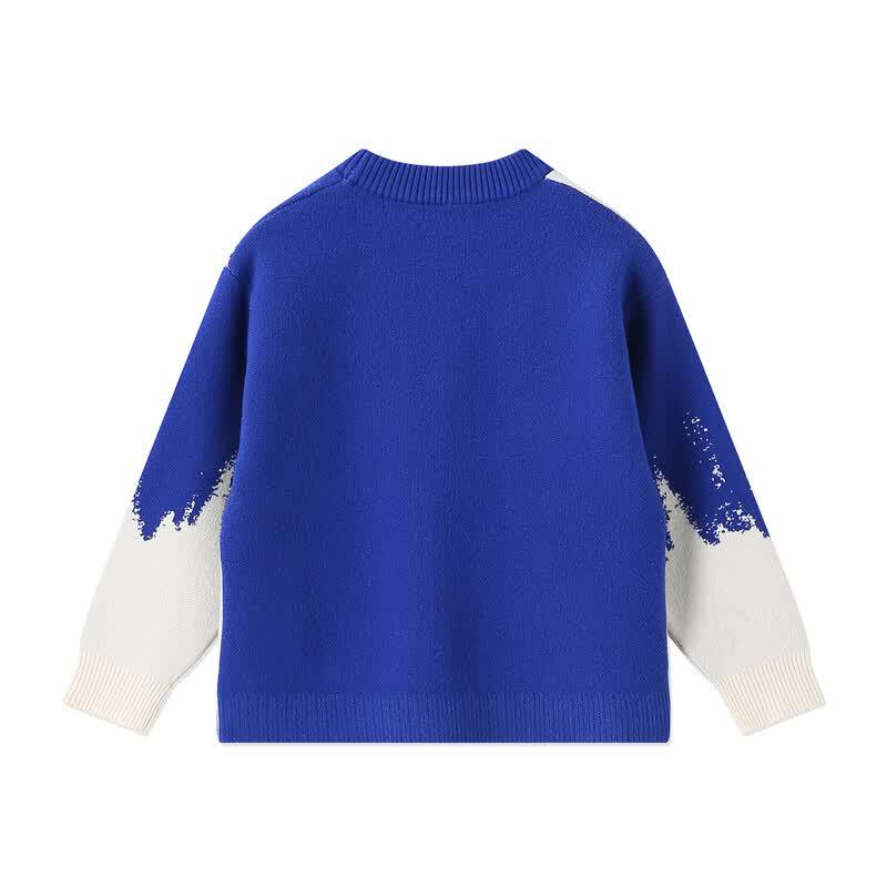 B.Duck Boys' Cartoon Knit Sweater