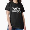 Send It Downhill Mountain biking (white) Classic T-Shirt