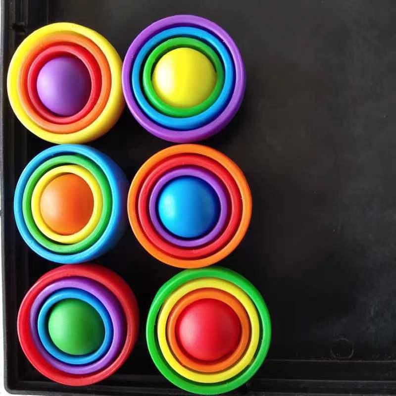 TikTok 3D Stress-Relief Flip Ball: Innovative Educational Decompression Toy