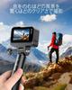 SCJAM SJ20 Action Image Dual 30M Night Battery for and with Microphone Camera, 4K/30fps, 6-Axis Stabilization, F2.0/F1.3 Lens, 154° Wide-Angle View,