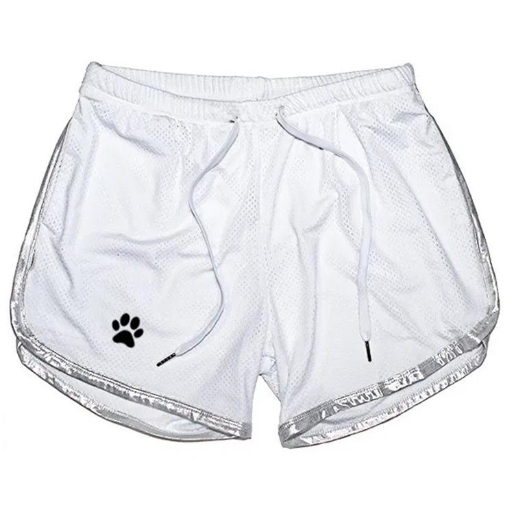 Pantaloncini Sportivi Uomo Crazy Muscle Asciugatura Rapida Corsa Fitness Allenamento Pantaloni Stretti Sottili a Tre Gambe