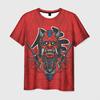 Newest Demon Samurai Mask Sakura 3D Print T shirts For Men/Women Crew Neck Short sleeve Top Fashion Oversized Punk Style T shirt