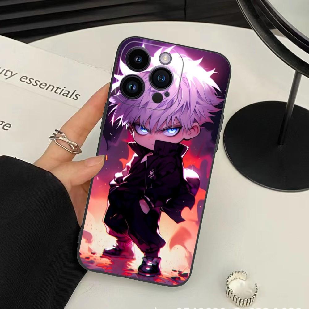 Hunter Killua Mobile Cell Phone Case for iPhone 15 14 13 12 11 X XR XS 8 7 Pro Max Plus Mini Black Soft Phone Cover Funda