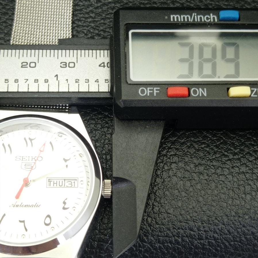 RENOVOVANÉ VINTAGE SEIKO 5 AUTO 6349A JAPONSKO PÁNSKÉ ARABICKÉ STŘÍBRNÉ HODINKY a298954-2