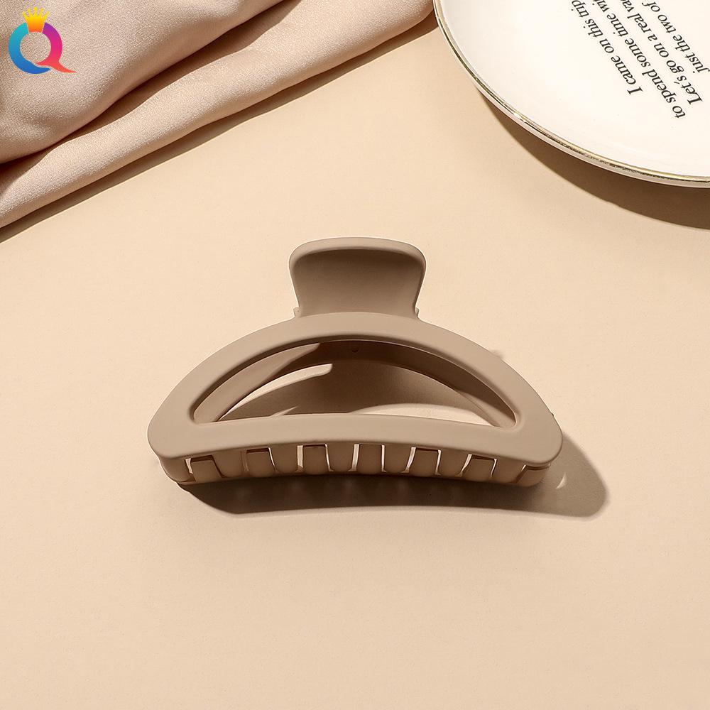 Daily Head Wear Set Women Fashion Claw Clip   Solid Coffee Black Acrylic Large Hair Claw Korea for Girl Clip Barrette Hair Accessories