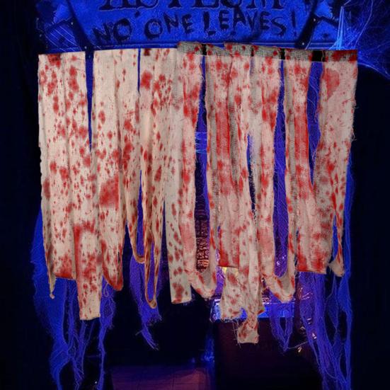 Blood Bandage Halloween Decoration Creepy Gauze Scary Artificial Blood Cloth Party Venue