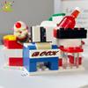 Moc Architecture Street View Building Blocks Food Store Restaurant Room Children City Construction Brick Toy Set Gift