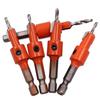 1Pc Hex Shank Countersink Drill Bit Woodworking Drill Bit Hole Opener Wood Metal Hole Cutter Multifunctional Drilling Tools
