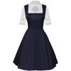 Oktoberfest Maid Dress: European & American Style Lace Apron, Short Sleeve Women's Three-Piece Set, 2025 Collection