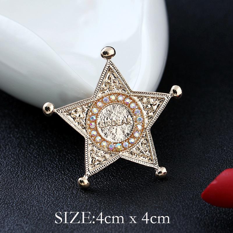 Mode Kristall Strass Persönlichkeit Vielseitig Perlenkranz Kleine Brosche Anstecknadel Damen Seidenschal Schnalle