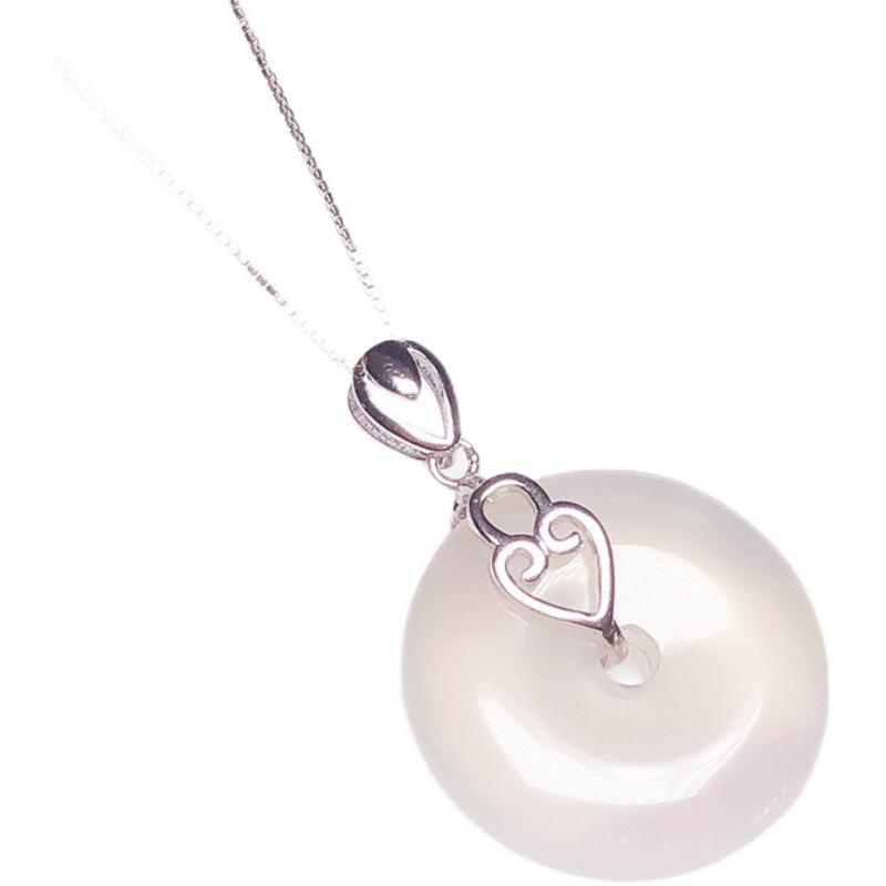 925 Sterling Silver DIY Safety Buckle Clip Pendant – Free Shipping