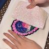 Pink Ironing Paper For Fuse Beads Heat Resistant Ironing Sheet Non Stick Reusable Perler Beads Accessories For DIY Craft Making