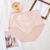 plus size pure cotton women's underwear, high waist and fat women's underwear, pure cotton mother briefs.